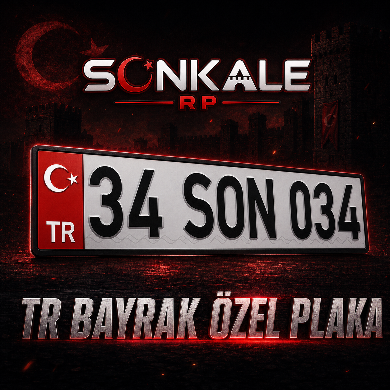 TR Bayrak Özel Plaka
