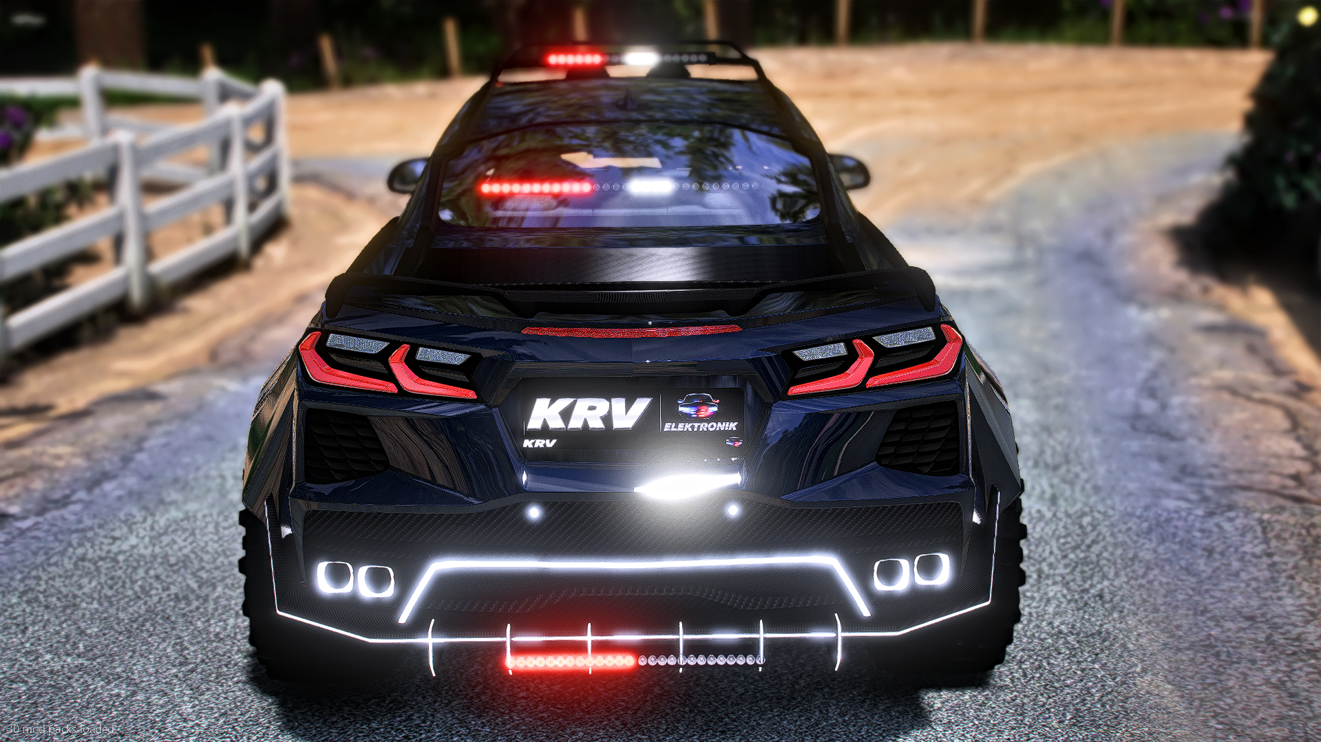 Chevrolet Corvette 6X6 Çakarlı medya 4